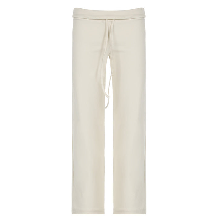 Damen weite Freizeit-Hose mit verstellbarem Bund und komfortablem Schnitt Echo Archiv