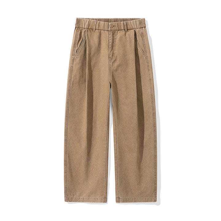 Damen Bundfalten-Hose mit elastischem Taillenbund und weitem Bein Echo Archiv