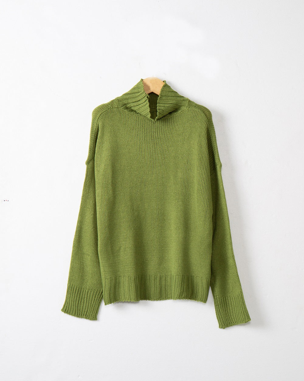 Damen Rollkragen-Pullover aus Grobstrick mit Oversize-Schnitt Echo Archiv