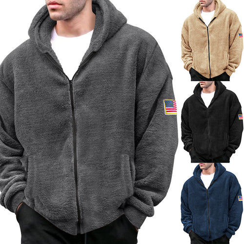 Herren Flauschiger Kapuzenpullover Echoarchiv