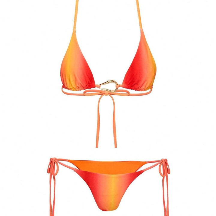 Damen Triangel-Bikini mit schimmerndem Ring-Detail Echo Archiv