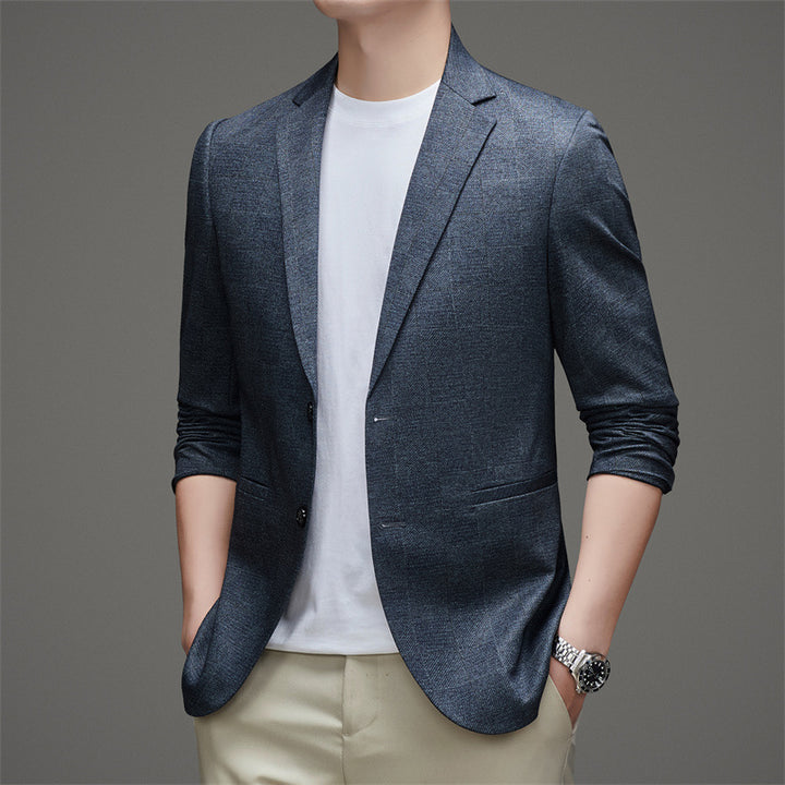 Herren eleganter Freizeitblazer mit modernem Schnitt Echoarchiv