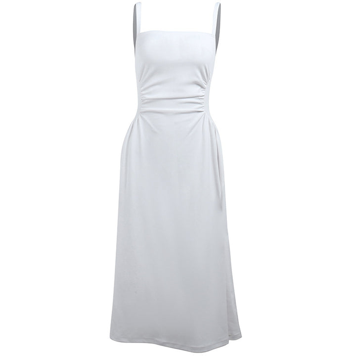 Damen Elegant geschnittenes Maxikleid mit raffinierten Rüschendetails Echo Archiv