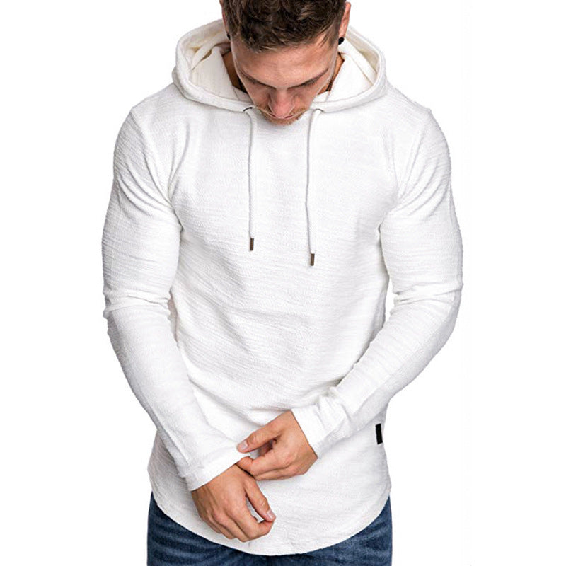 Herren Kapuzenshirt mit modernem Strukturdesign und bequemer Passform Echoarchiv
