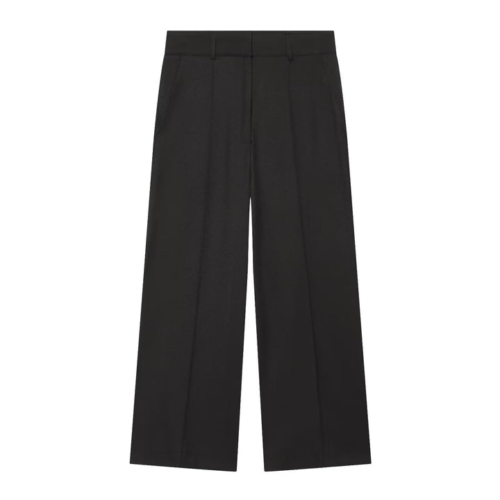 Damen Weite High‑Waist Hose mit Bügelfalte, hohem Bund und Gürtelschlaufen Echo Archiv