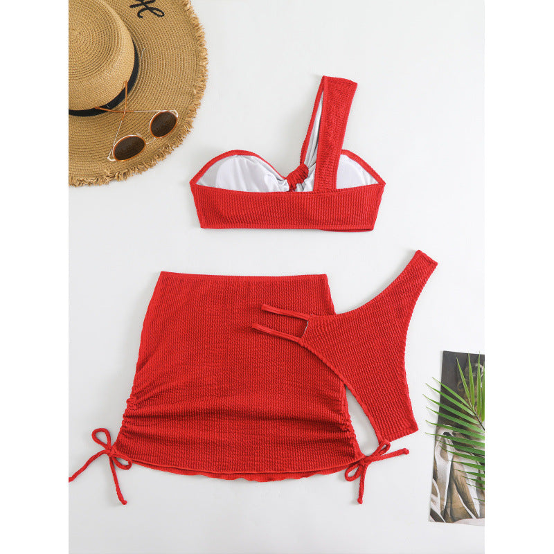 Damen Bikini-Set mit elegantem Wickelrock und modischem Oberteil Echo Archiv