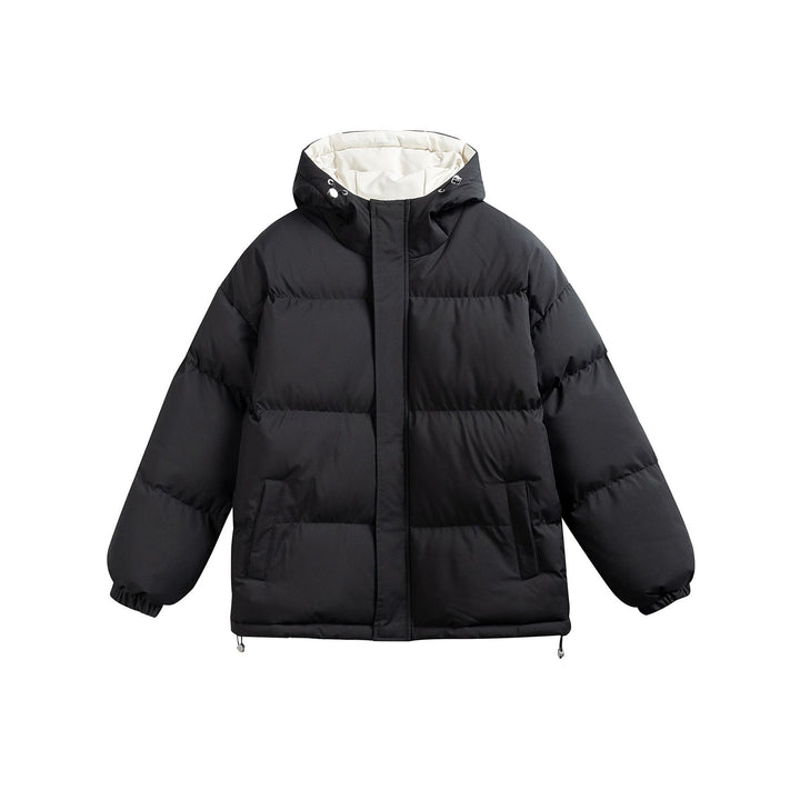Damen Wattierte Kapuzen‑Steppjacke im Oversize‑Pufferschnitt mit Tunnelzugbund Echoarchiv