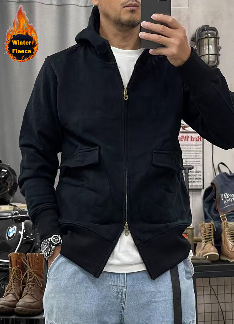 Herren warme Fleecejacke mit praktischen Taschen und modernem Schnitt Echoarchiv