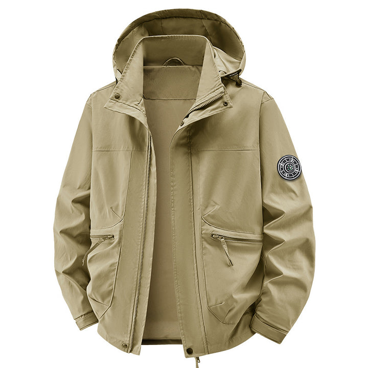 Herren Technische Wetterjacke mit abnehmbarer Kapuze Echo Archiv