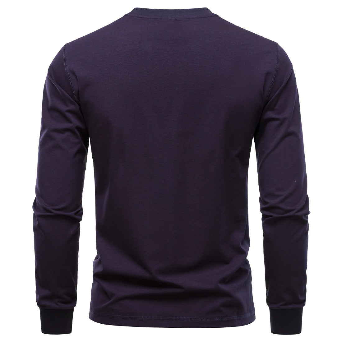 Herren Langarmshirt aus Stretch-Baumwollmix mit Rundhals und Flachnähten Echo Archiv