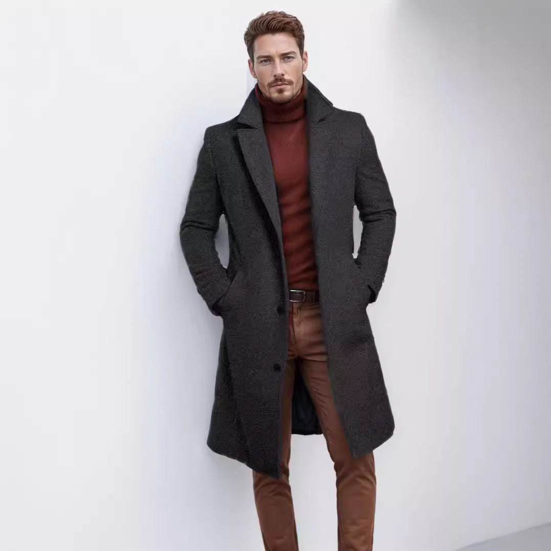 Herren eleganter und warmer Übermantel Echoarchiv