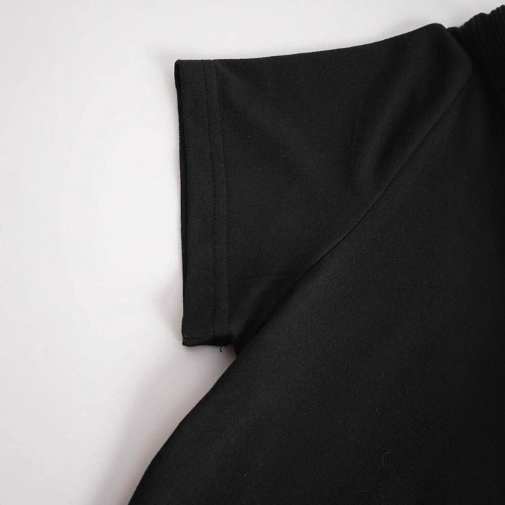 Damen Cropped T-Shirt mit kreativem Skelettdesign Echo Archiv