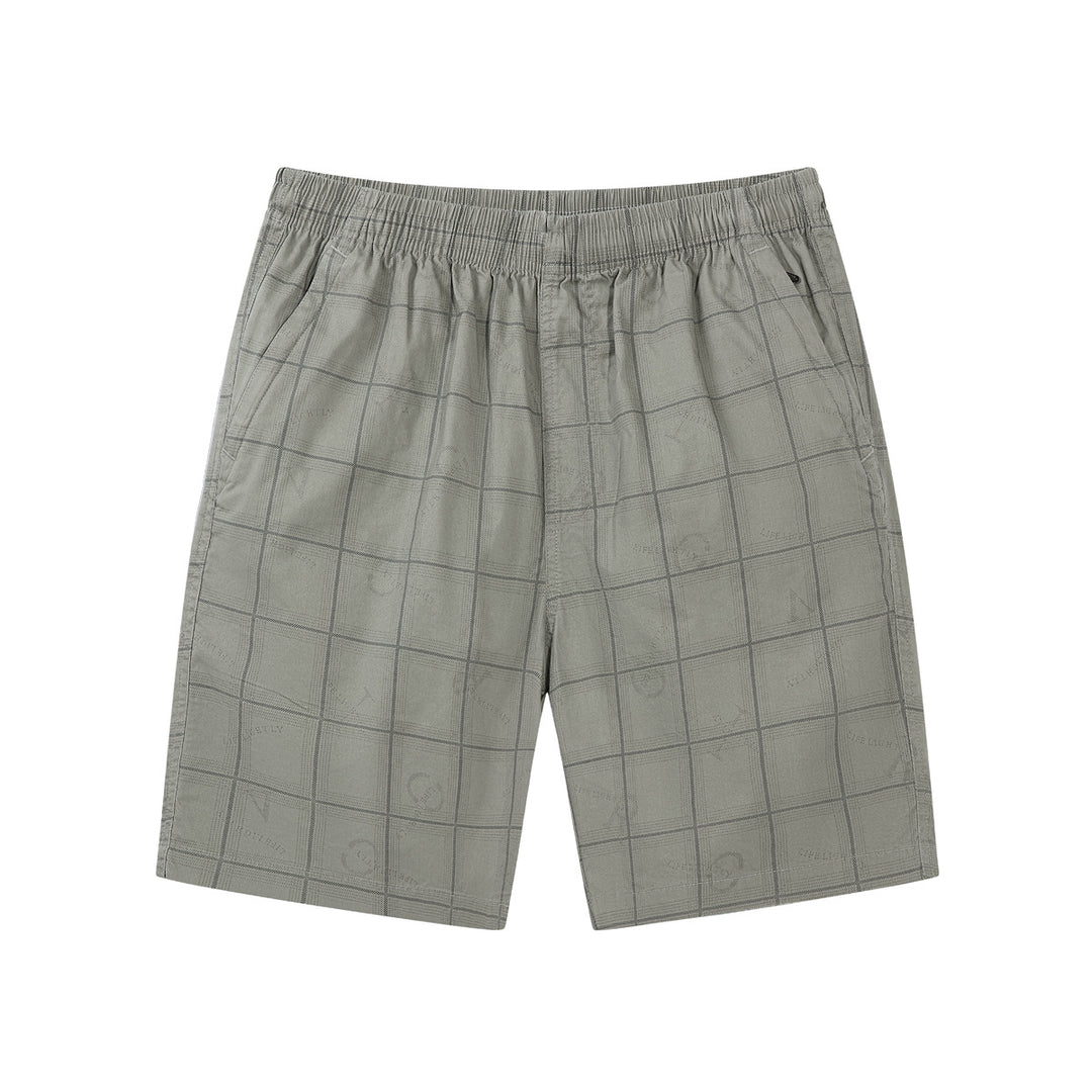 Herren lässige Shorts im modernen Karomuster Echoarchiv