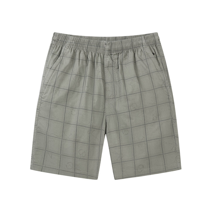 Herren lässige Shorts im modernen Karomuster Echoarchiv