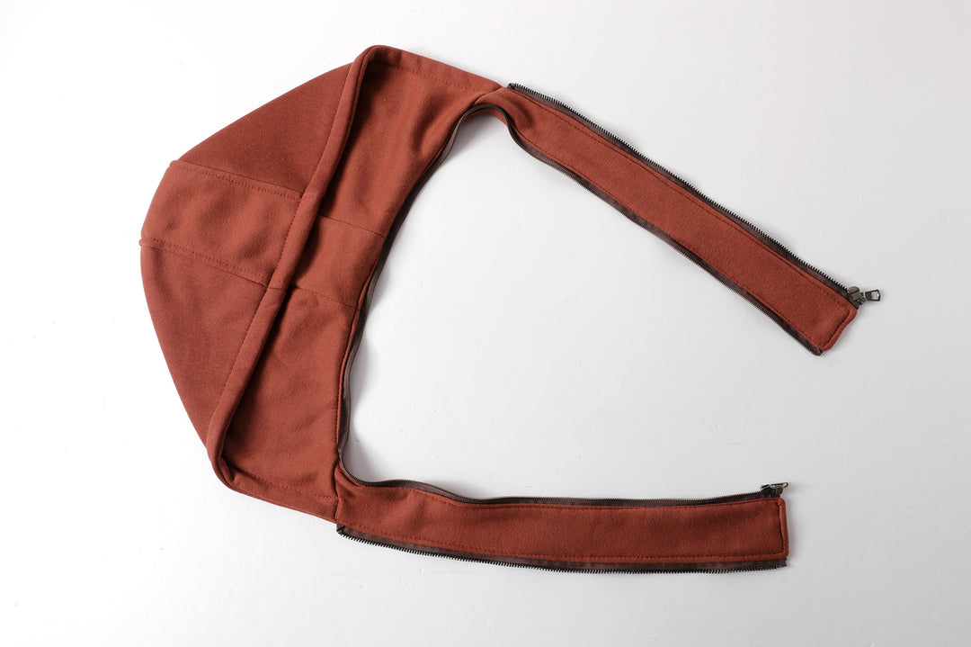 Herren Lederimitat-Fieldblouson mit innenliegendem Hoodie, Reißverschluss-Brusttaschen und Rippbündchen – Taviero