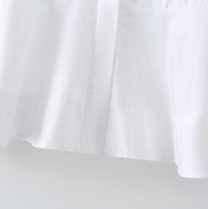 Damen Taillierte Popelinbluse mit Brustabnähern und verdeckter Knopfleiste Echo Archiv