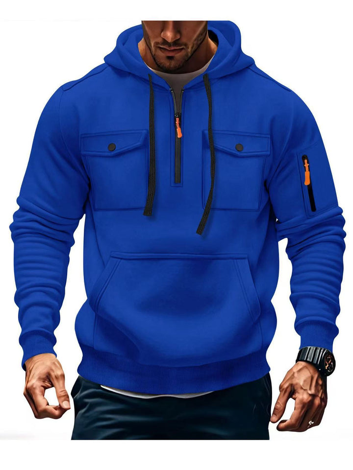 Herren Funktions Hoodie mit praktischen Taschen Echoarchiv