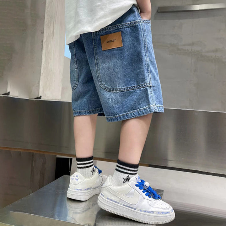 Unisex modische Denim-Shorts mit großen Taschen Echo Archiv