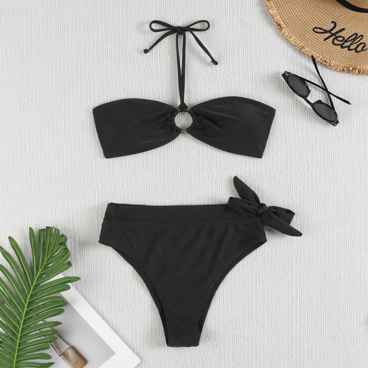 Damen Bandeau-Bikini mit verstellbaren Trägern und hochwertigem Twist-Design Echo Archiv
