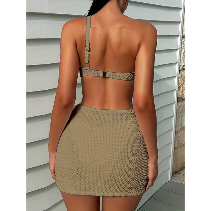 Damen Triangel-Bikini-Set mit modischem Wickelrock und innovativem Design Echo Archiv