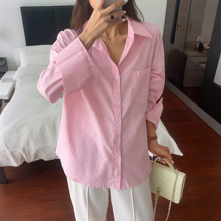 Damen nan zweiteiliges Sommer-Set aus leichtem Oversize-Hemd und ärmellosem Mini-Kleid Echo Archiv