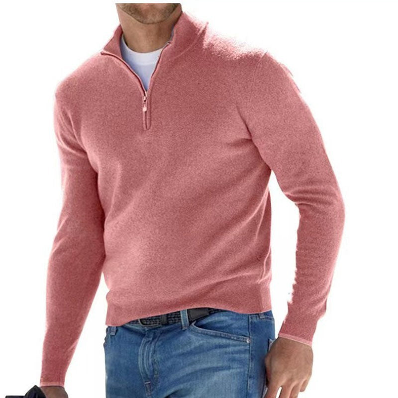 Damen nan leichter Sweatshirtpullover mit halbem Reißverschluss Echo Archiv