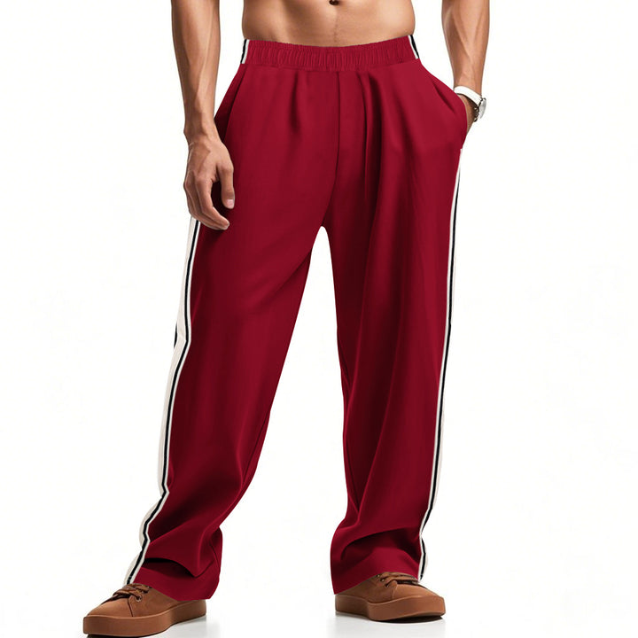Herren bequeme Sporthose mit elastischem Bund und seitlichen Streifen Echoarchiv