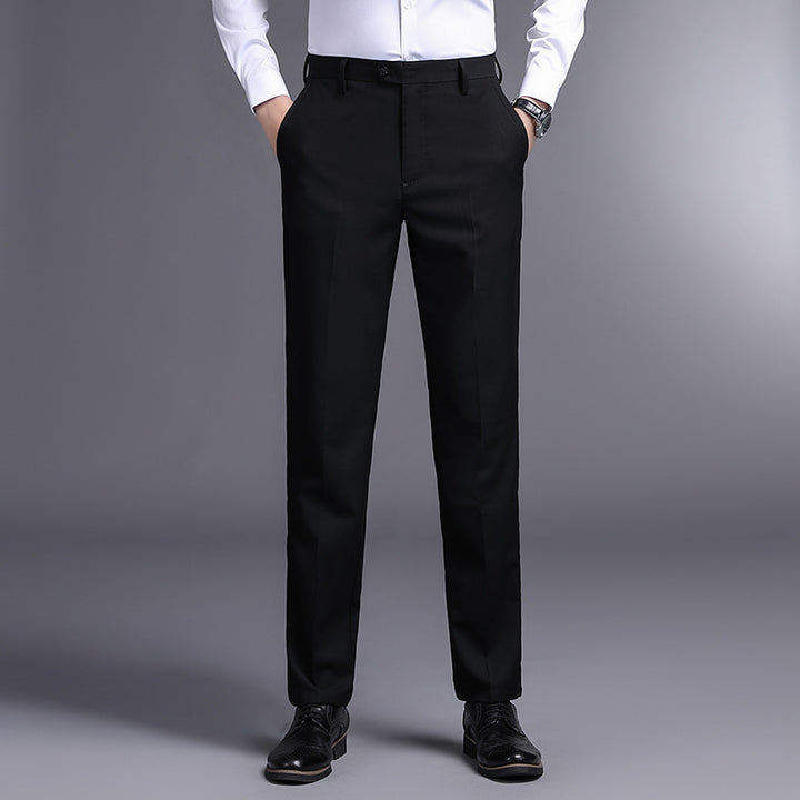 Herren elegante Anzughose mit schmalem Schnitt und funktionalen Taschen Echoarchiv