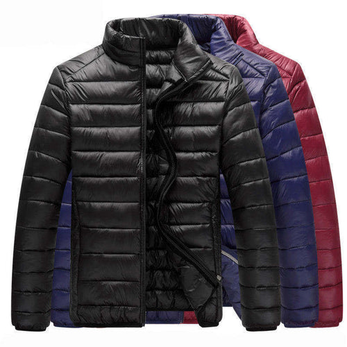 Herren nan ultraleichte Steppjacke mit Stehkragen und durchgehendem Reißverschluss Echo Archiv