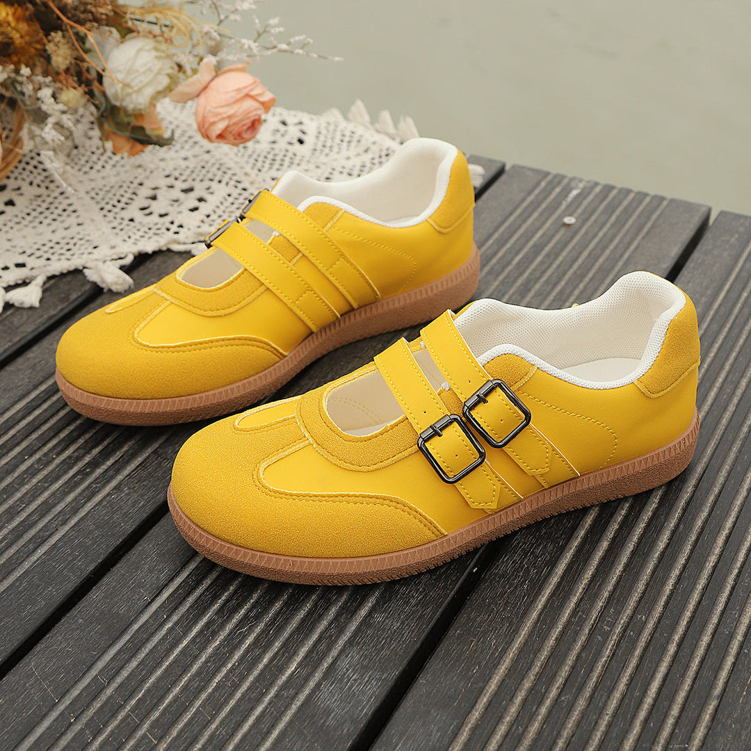Damen Komfortable Sneakers mit doppeltem Klettverschluss Echo Archiv