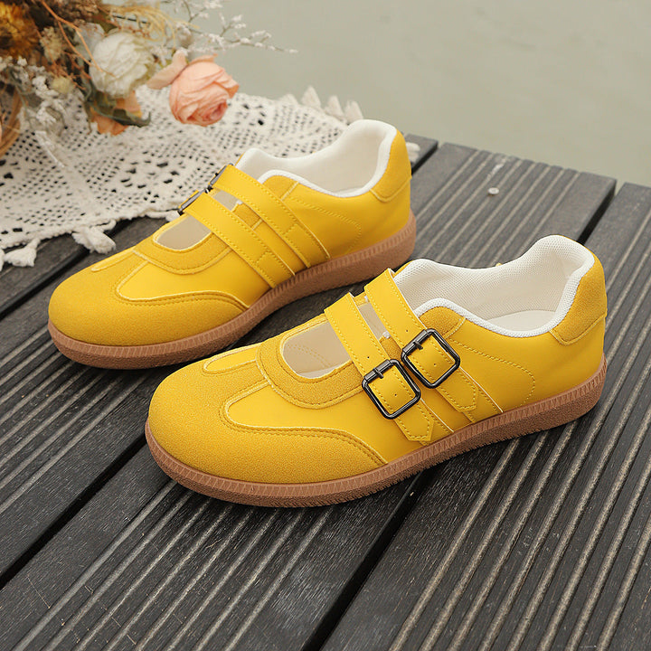 Damen Komfortable Sneakers mit doppeltem Klettverschluss Echo Archiv