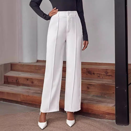 Damen Elegante und weite Stoffhose Echo Archiv