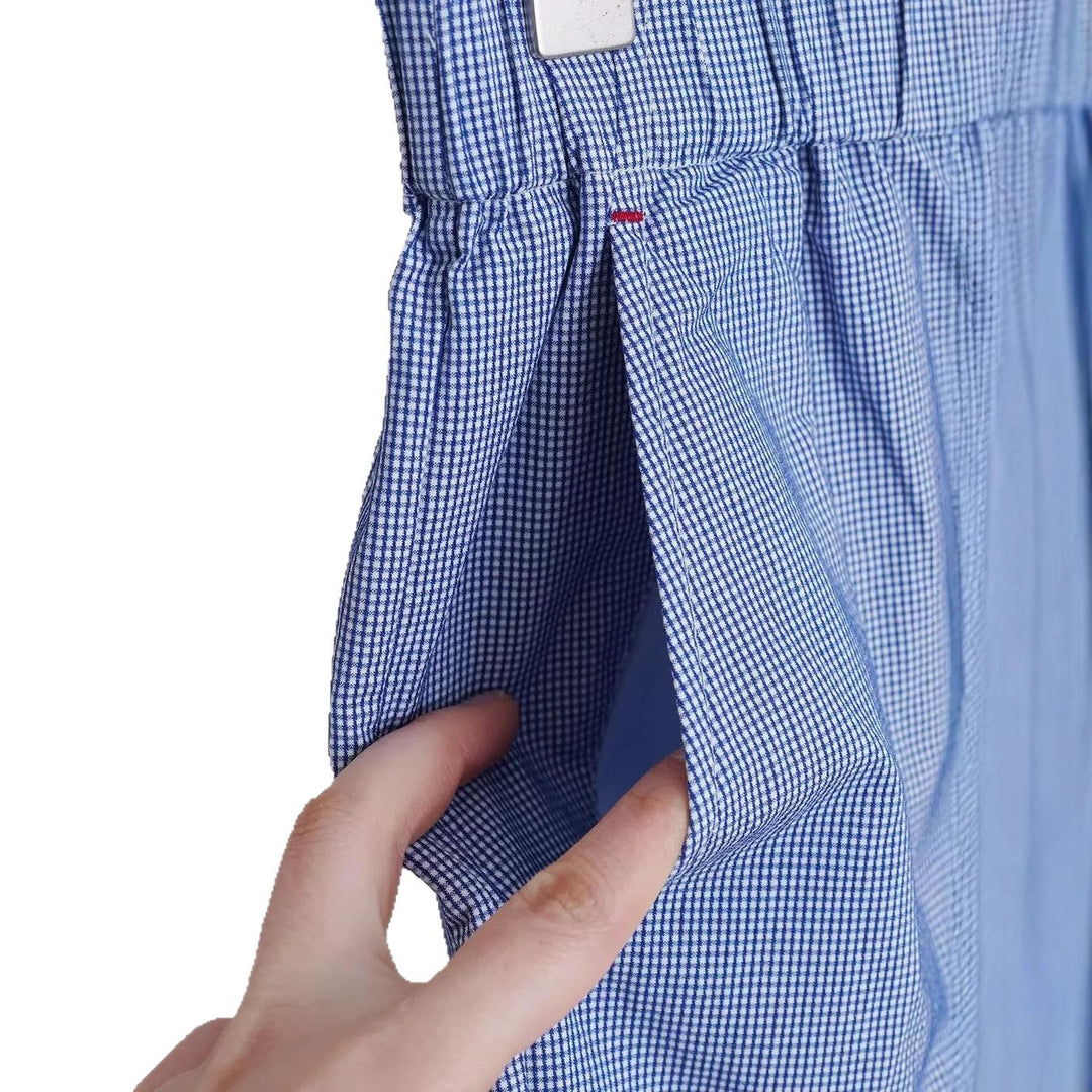 Damen Weit geschnittene Baumwollhose Echoarchiv
