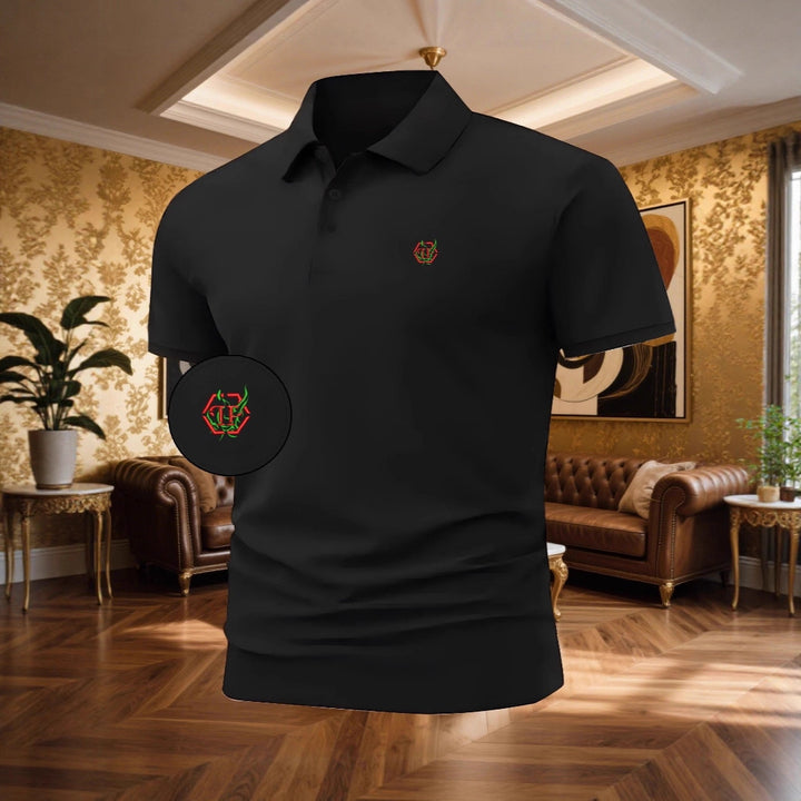 Herren Polohemd mit edlem Stitching und funktionalem Schnitt Echoarchiv