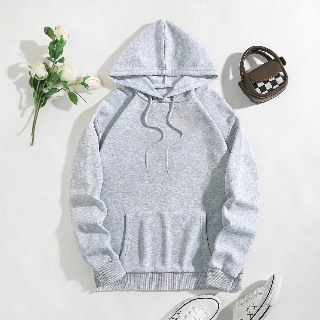 Damen Oversize-Kapuzenpullover mit Acht-Ball-Applikation – Avérine
