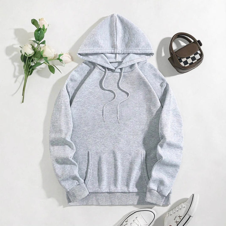 Damen Oversize-Kapuzenpullover mit Acht-Ball-Applikation – Avérine