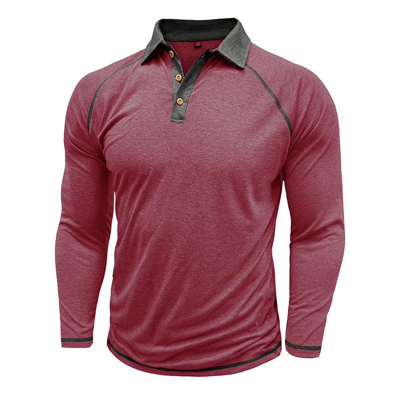 Herren Langarm Polo-Shirt Echoarchiv