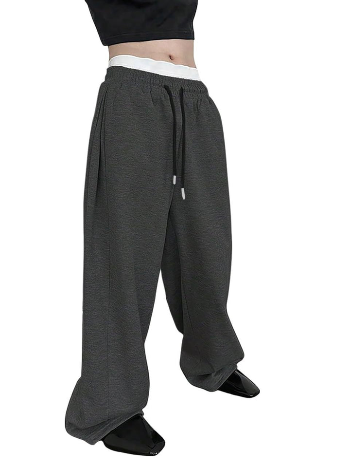 Unisex weite Sweatpants mit elastischem Bund, breitem Bein, Kordelzug und verdeckten Seitentaschen Echo Archiv