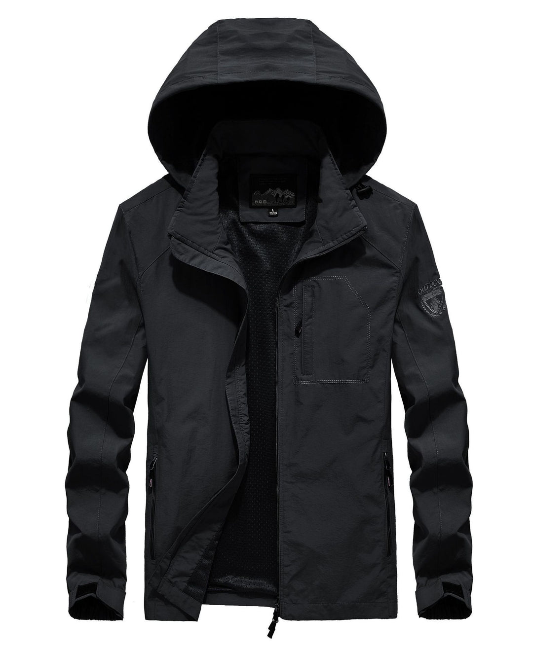Herren leichter atmungsaktiver Fieldparka mit Mesh‑Futter und Kapuze Echoarchiv