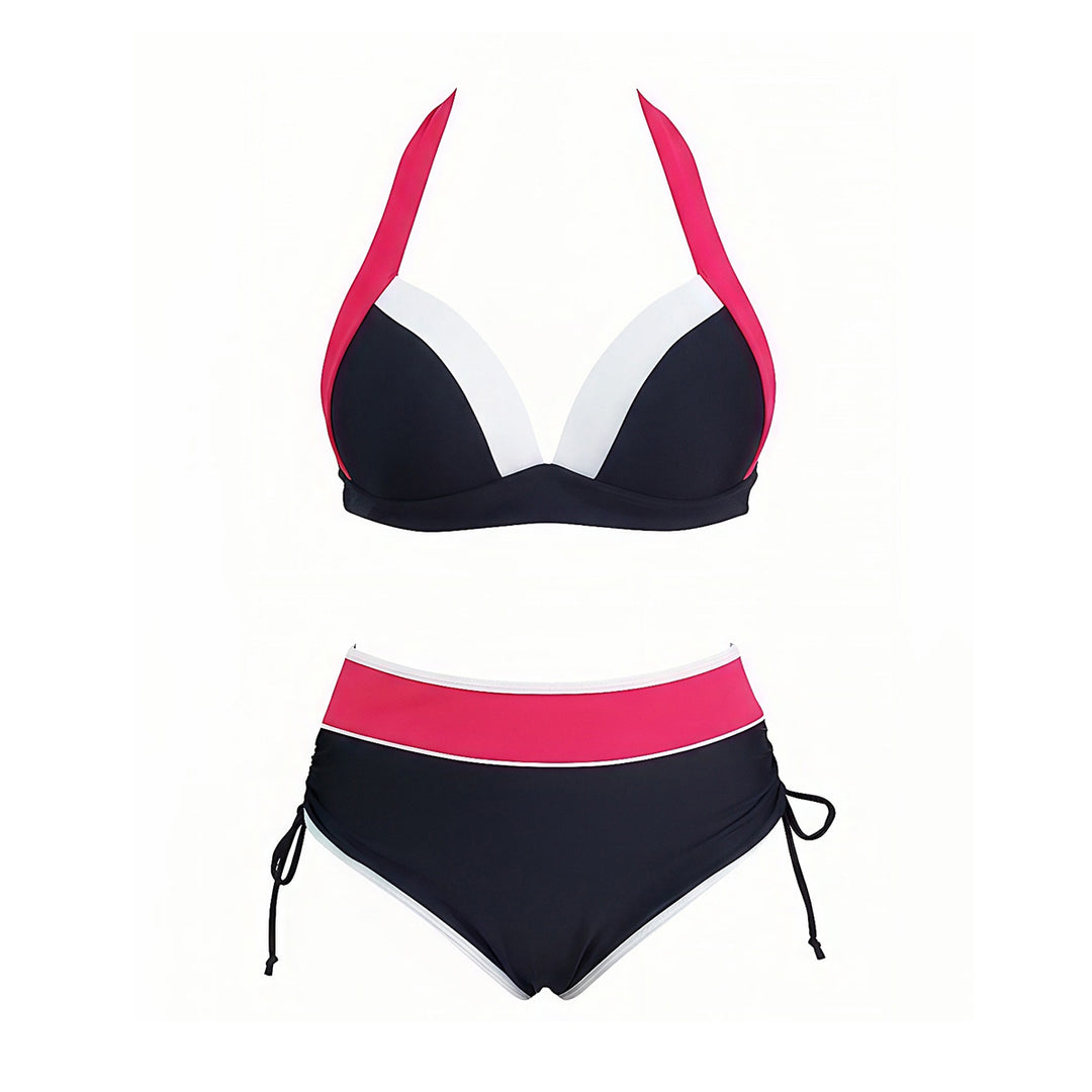 Damen sportlich eleganter Bikini mit Halteroberteil Echo Archiv