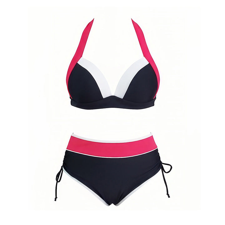 Damen sportlich eleganter Bikini mit Halteroberteil Echo Archiv