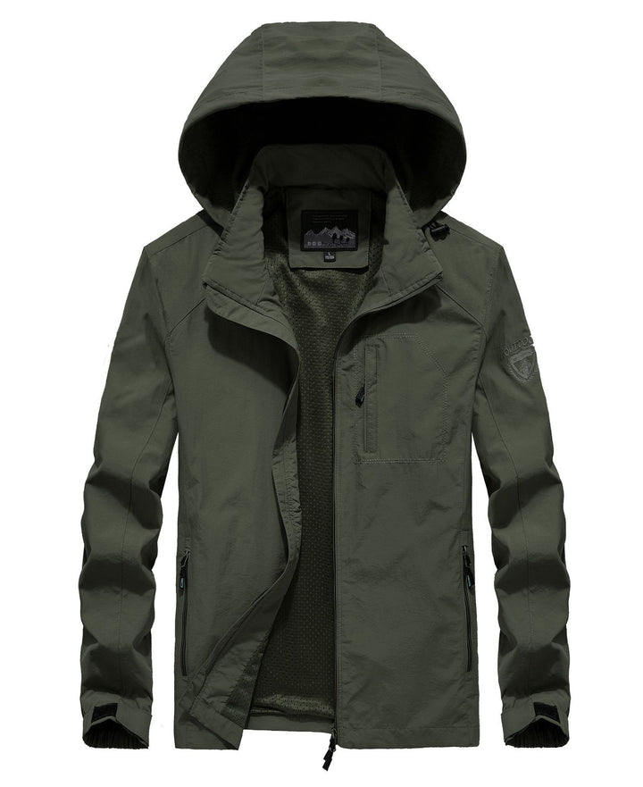 Herren leichter atmungsaktiver Fieldparka mit Mesh‑Futter und Kapuze Echoarchiv