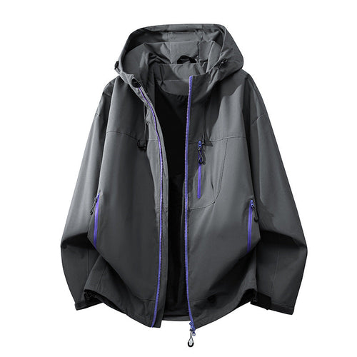 Damen technische Outdoorjacke mit multifunktionalen Taschen und verstellbarem Kapuzensystem Echoarchiv