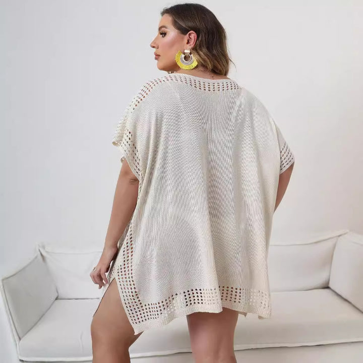Damen luftiger Strandsarong mit dekorativen Häkelakzenten Echo Archiv