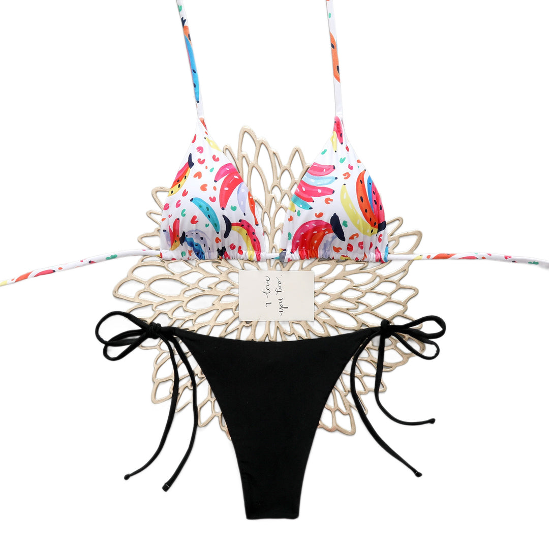 Damen Verspieltes Triangel-Bikini-Set Echo Archiv