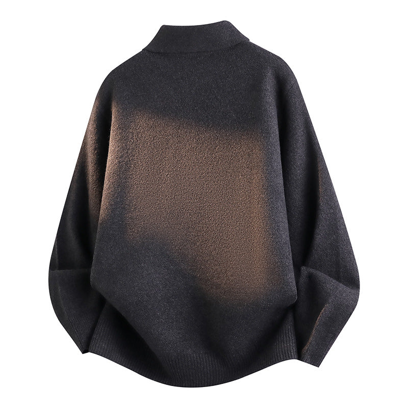 Damen Modischer Strickpullover mit Stehkragen – Mavelle