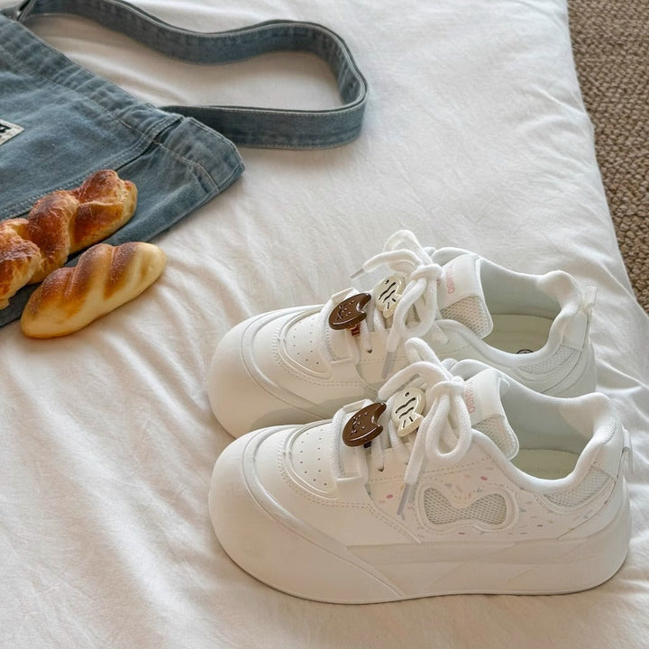 Damen Komfortable Sneakers mit verspielten Applikationen Echo Archiv