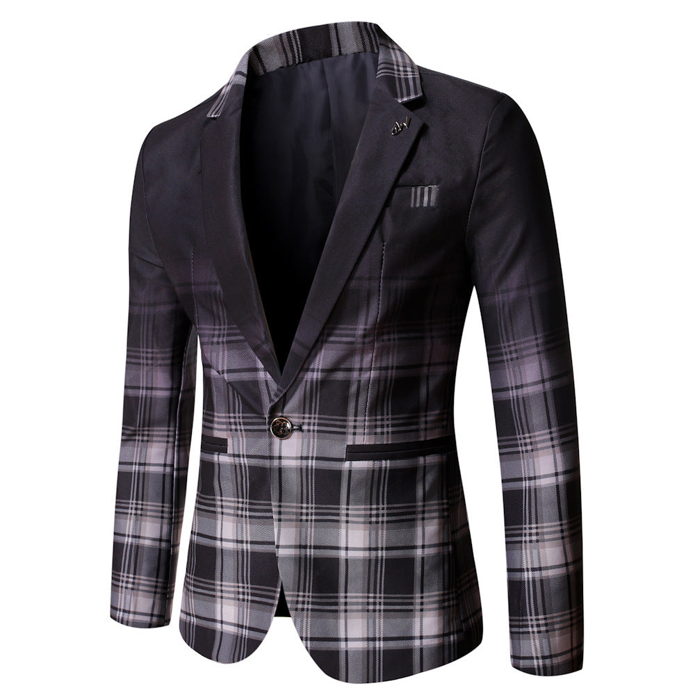 Herren modischer Karoh-/Blazer Echoarchiv