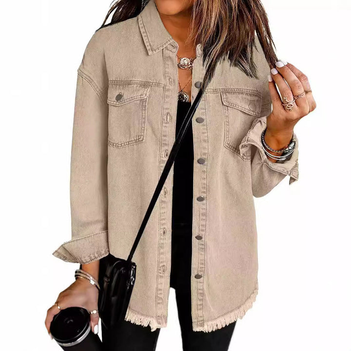 Femme Destroyed Denim Westernjacke Echoarchiv