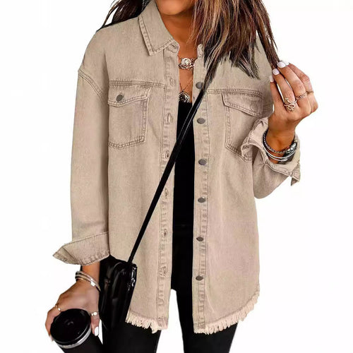 Femme Destroyed Denim Westernjacke Echoarchiv